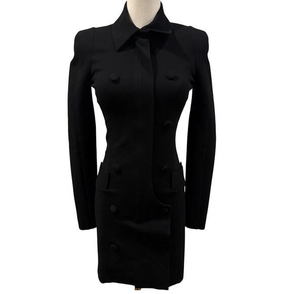 Alexandre Plokhov Italian Black Designer Blazer Dress XS Avant Garde HIgh End - Picture 1 of 9